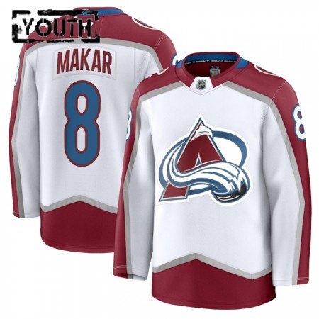 Colorado Avalanche Hockeydrakt Fanatics Premium Cale Maker 2024-25 Hvit Borte - Barn